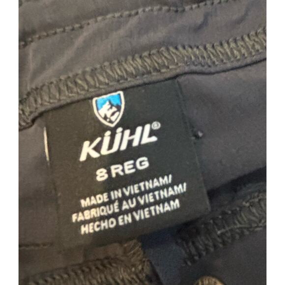 Kuhl Women Hiking Cargo Pant Sz 8 Gray Roll Tab Legs Campcore Utility Gorpcore - Picture 7 of 7